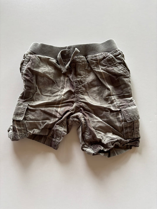Green Plaid Shorts