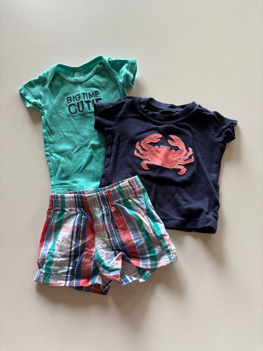 3pc Cutie Crab Set