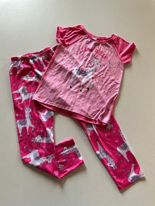 2pc Llama Queen Pajamas