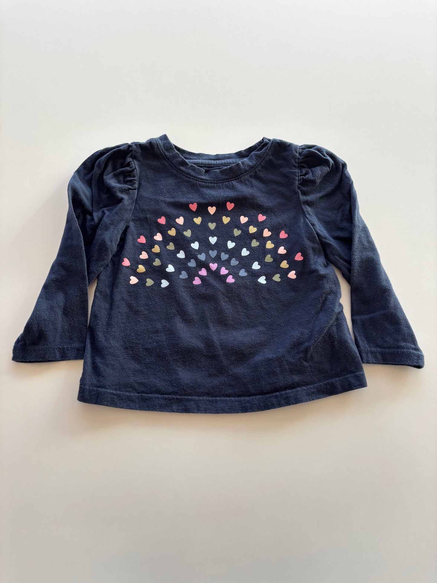 Navy Heart Rainbow Shirt
