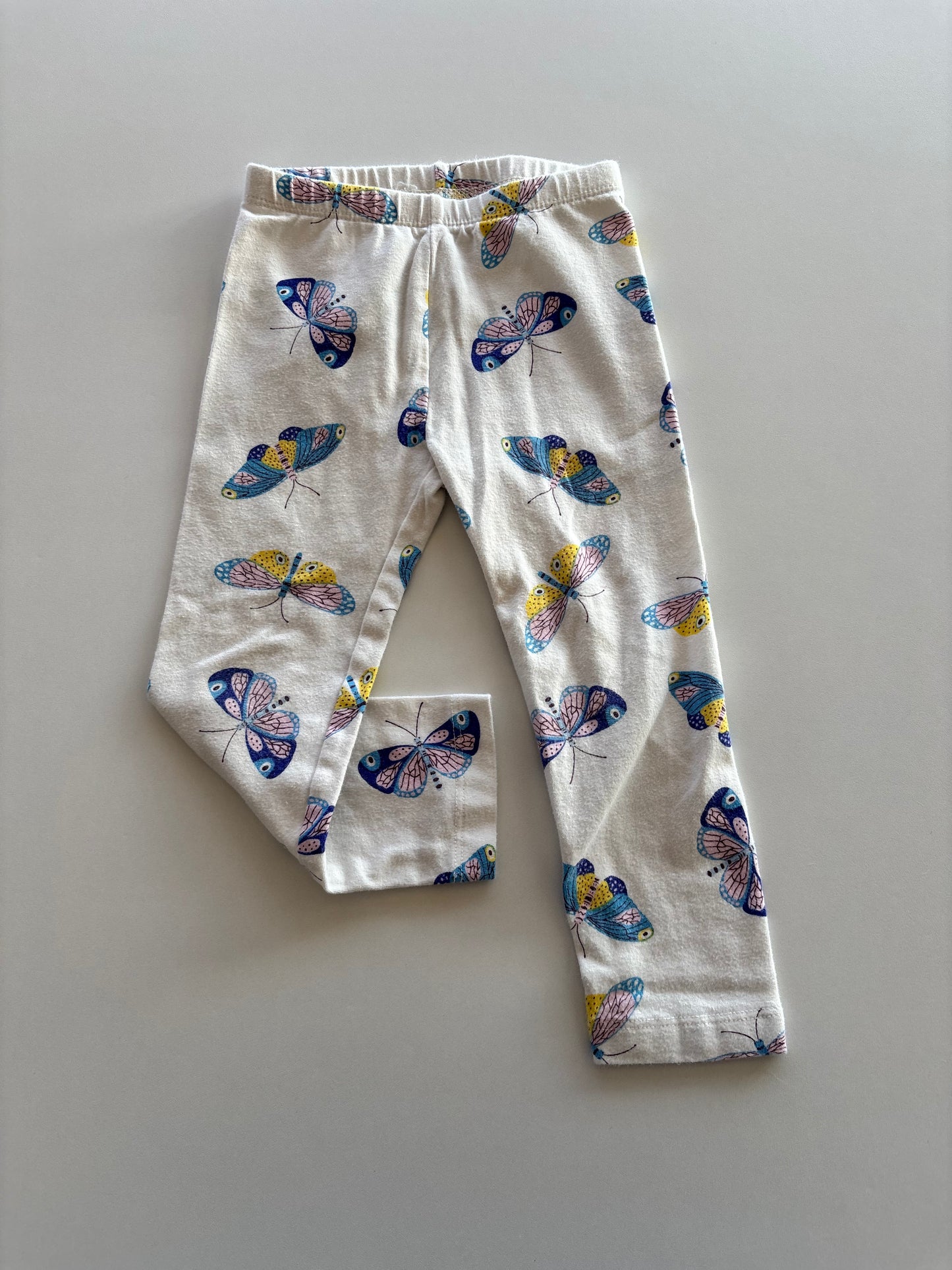 White Butterfly Leggings