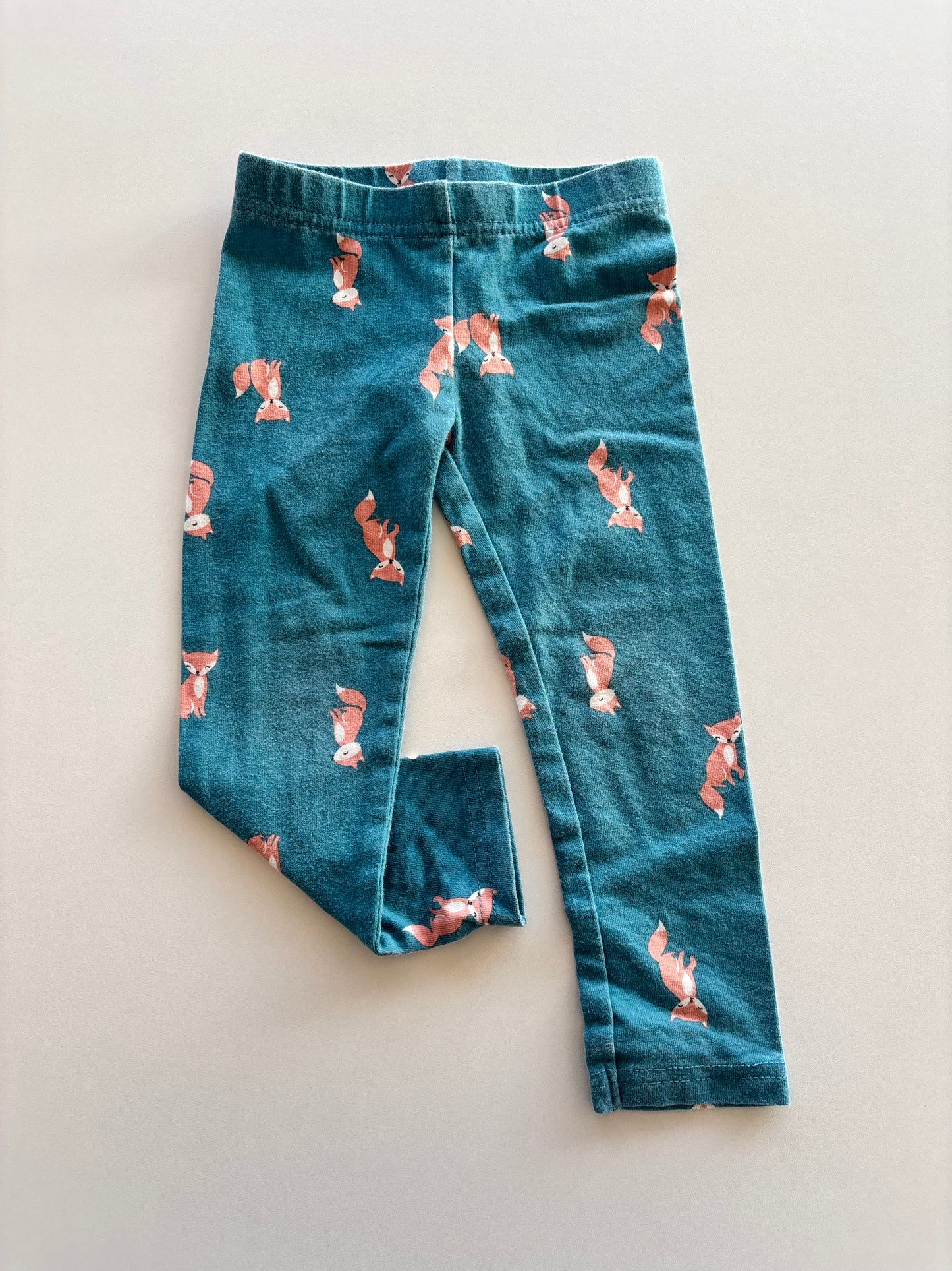 Turquoise Fox Leggings