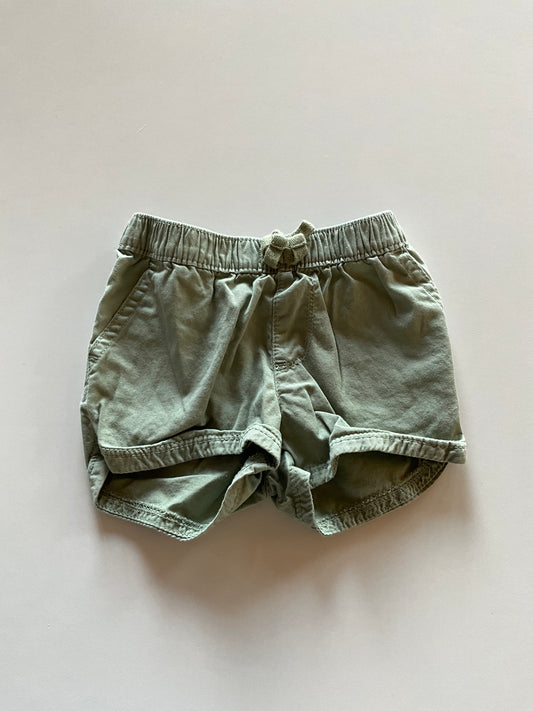 Green Khaki Shorts