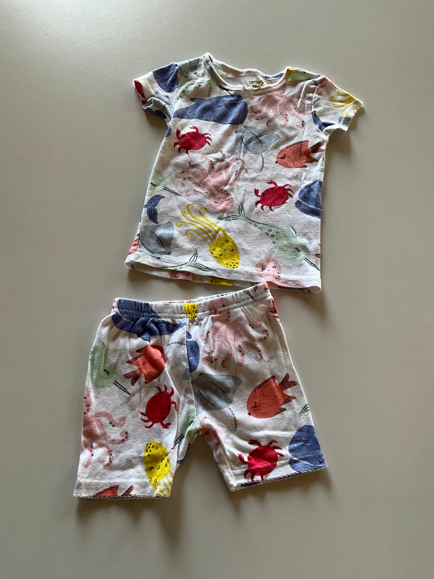2pc Sea Life Pajamas
