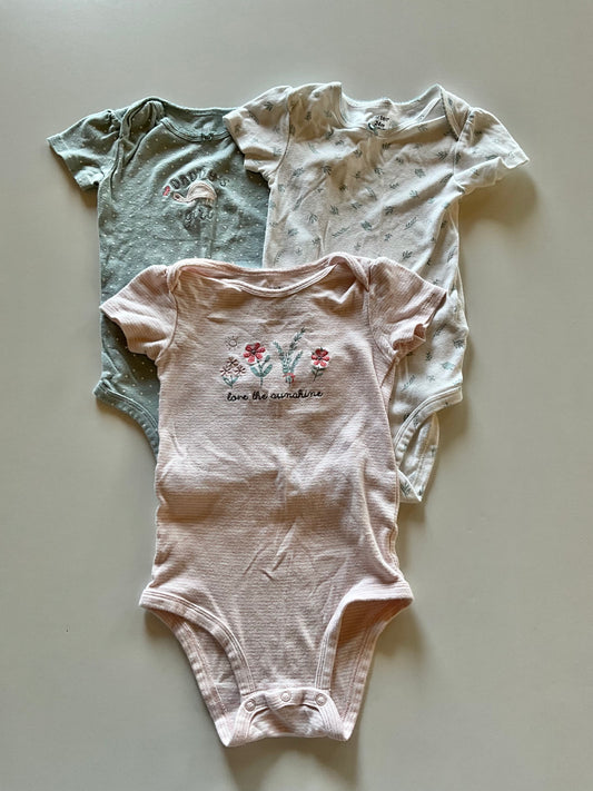 3pc Feminine Onesies