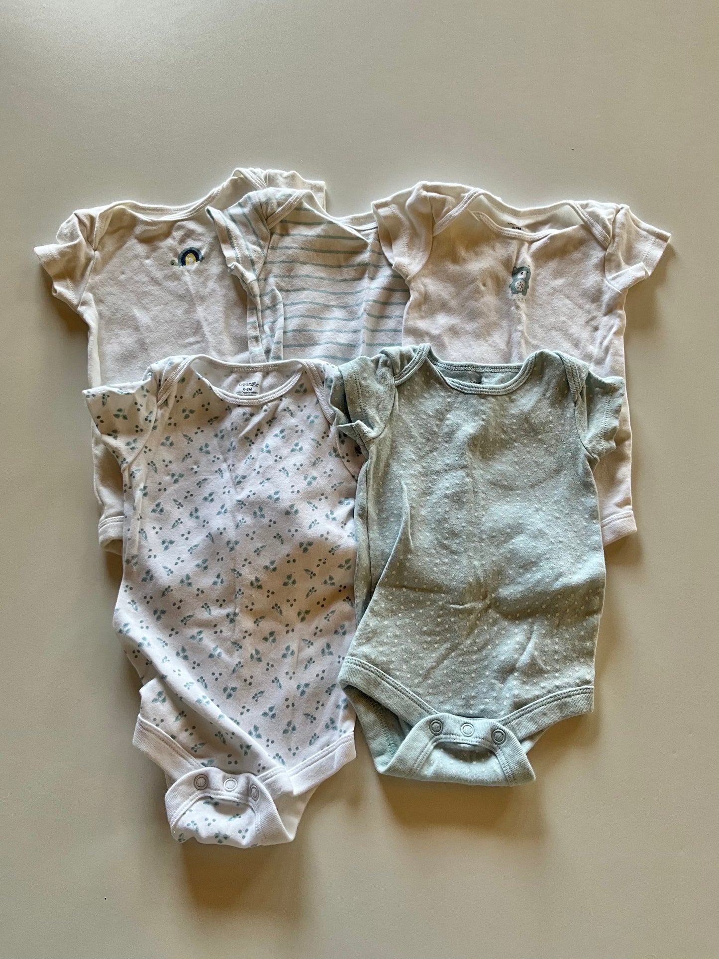 5pc Blue Onesie Lot