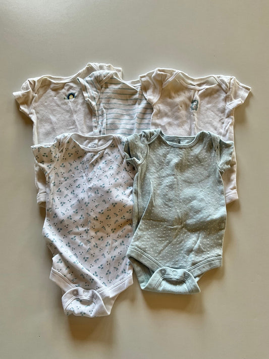 5pc Blue Onesie Lot