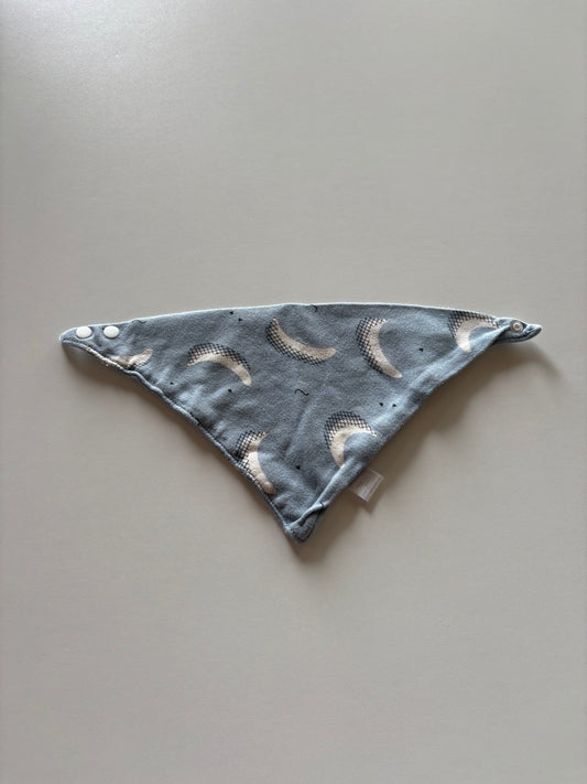 Blue Geometric Drool Bib