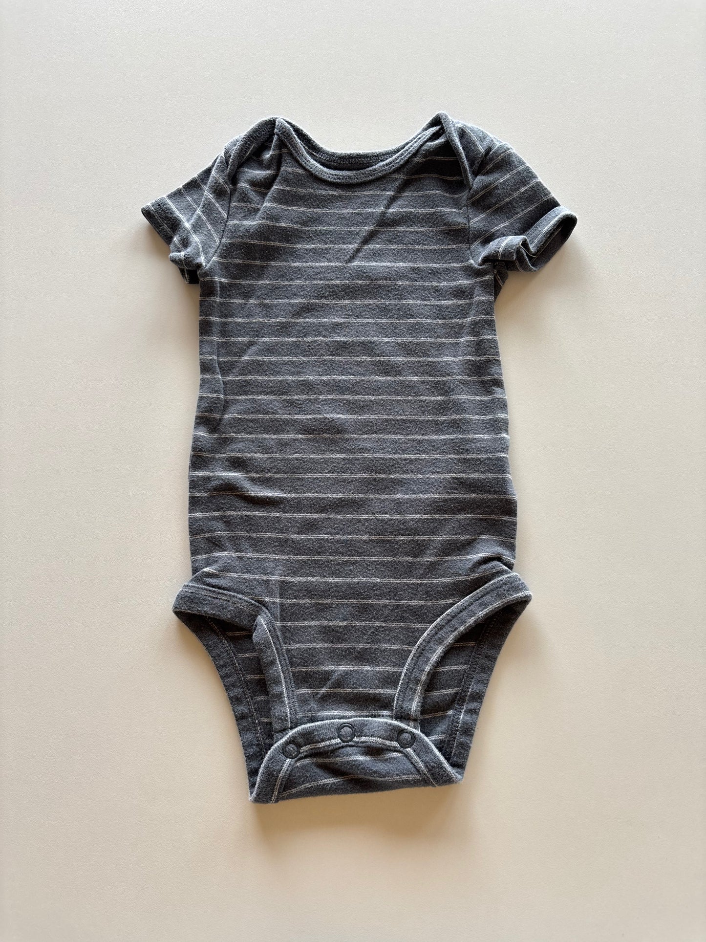Grey Striped Onesie