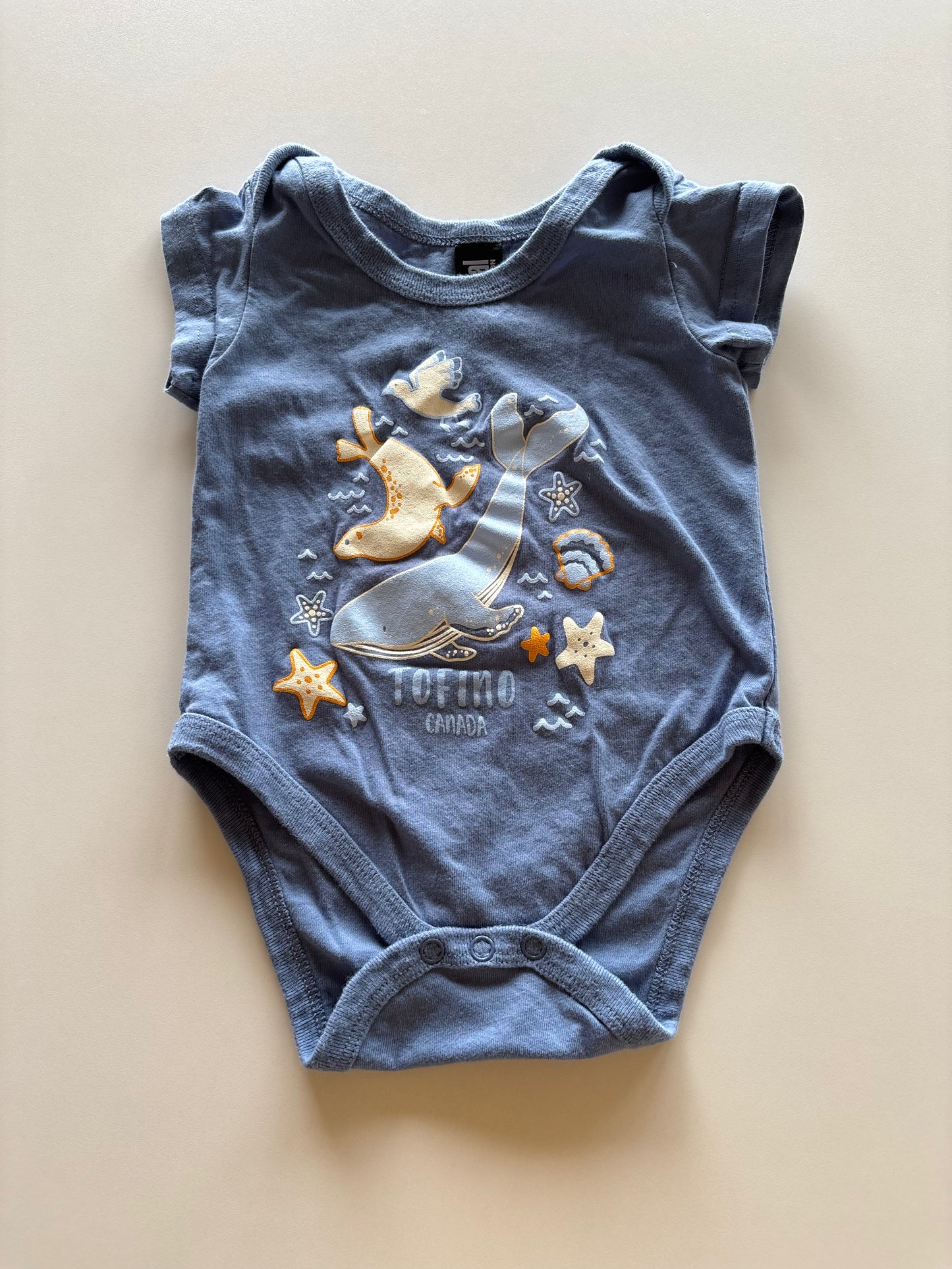Blue Tofino Marinelife Onesie