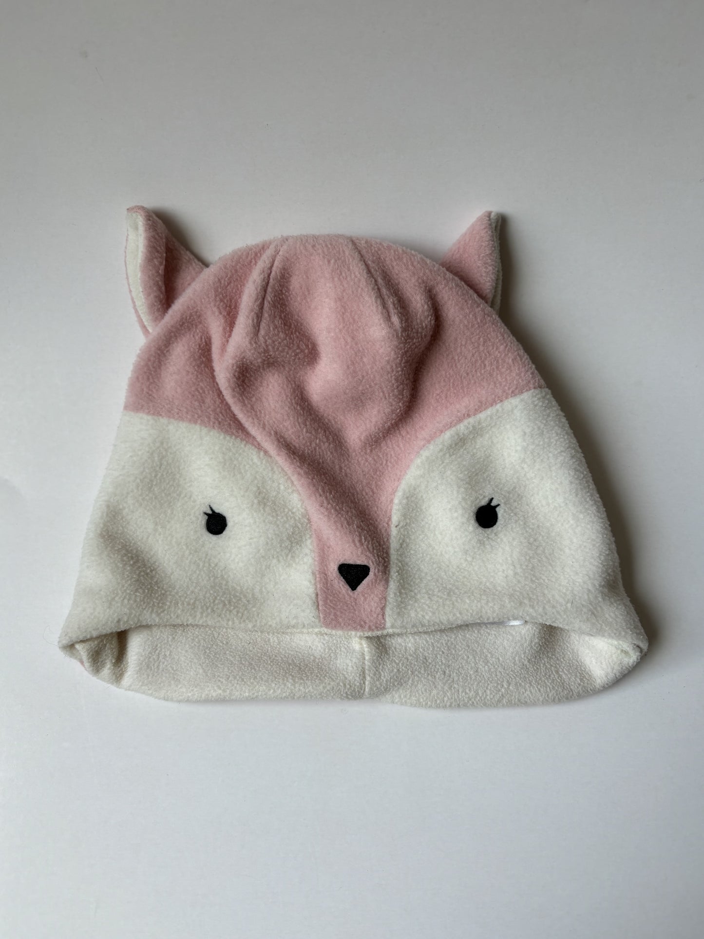 Pink Fox Fleece Toque