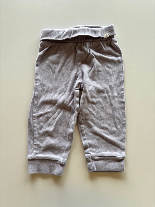 Lavender Fold Over Waist Joggers