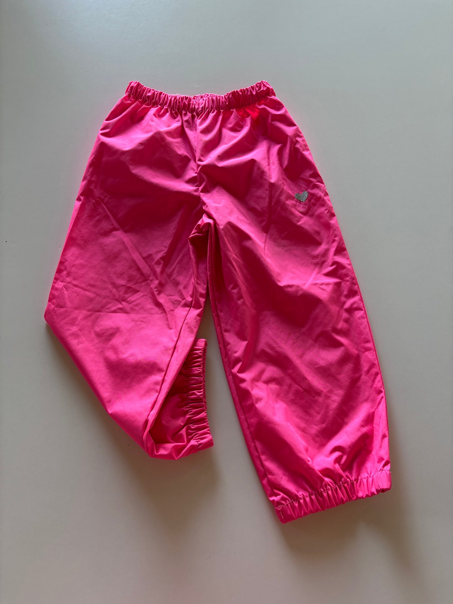 Bright Pink Rain Pants