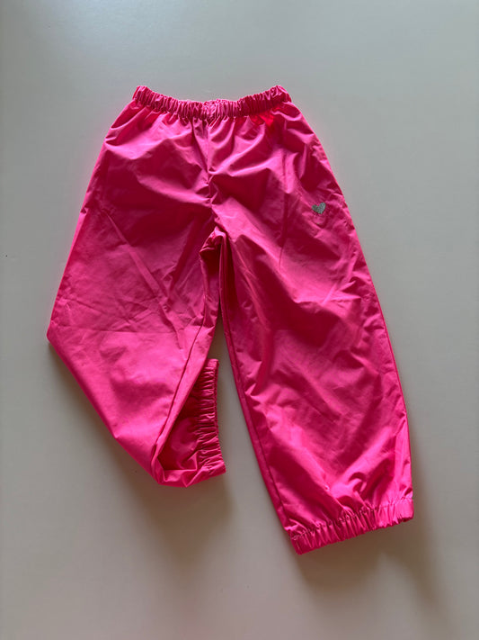 Bright Pink Rain Pants