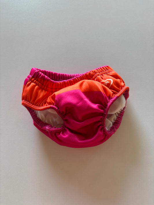 Orange & Pink Swim Diaper