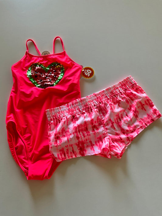 2pc BNWT Swim Suit & Shorts