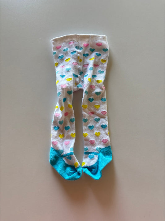 Coloured Heart Tights