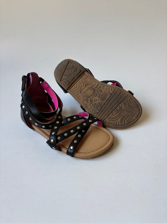Black Gladiator Sandals