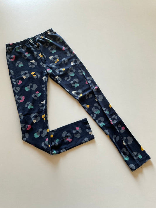 Blue Leopard Print Leggings