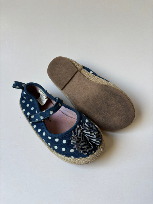 Blue Polka Dot Shoes