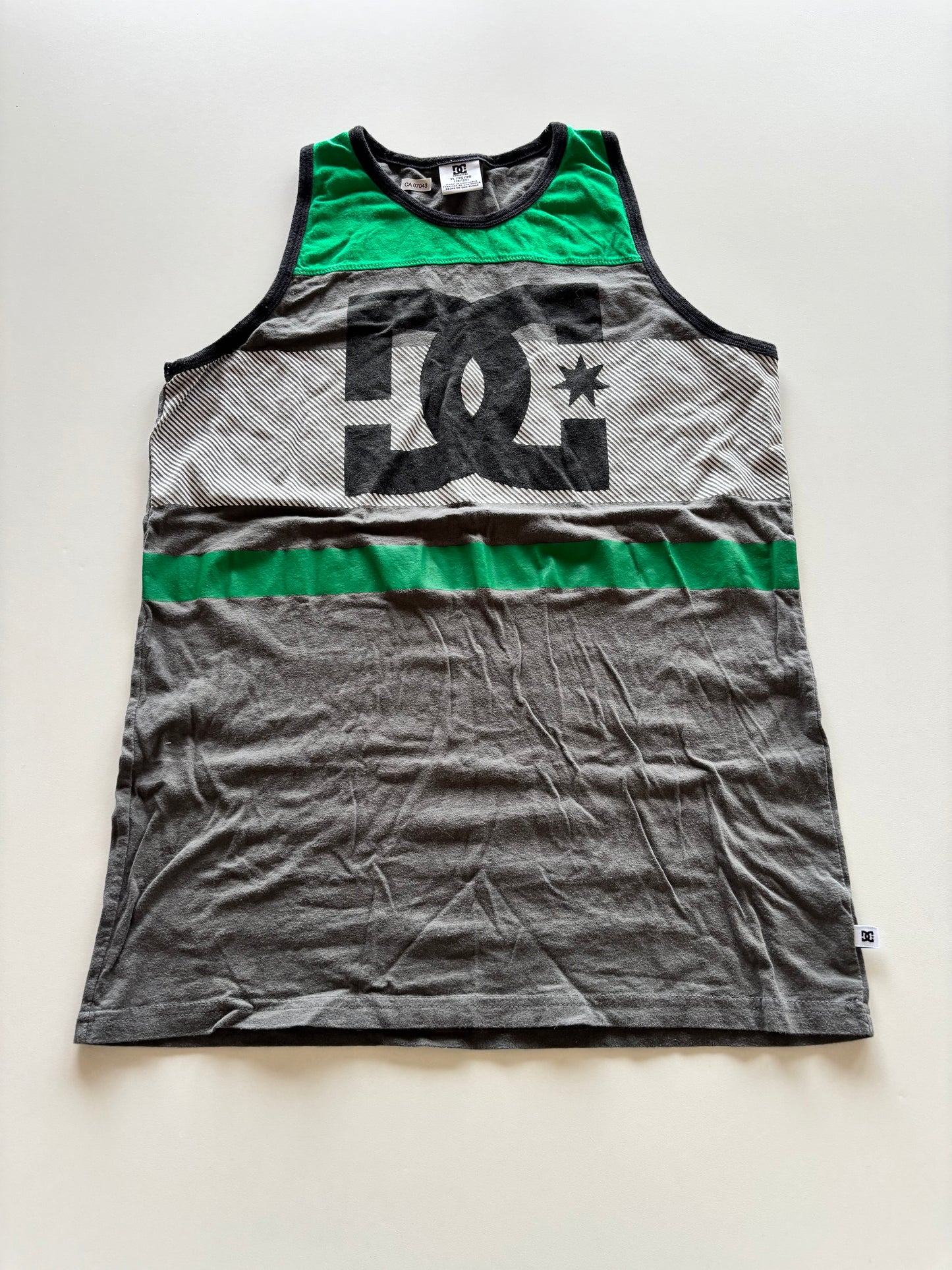 Grey & Green DC Tank