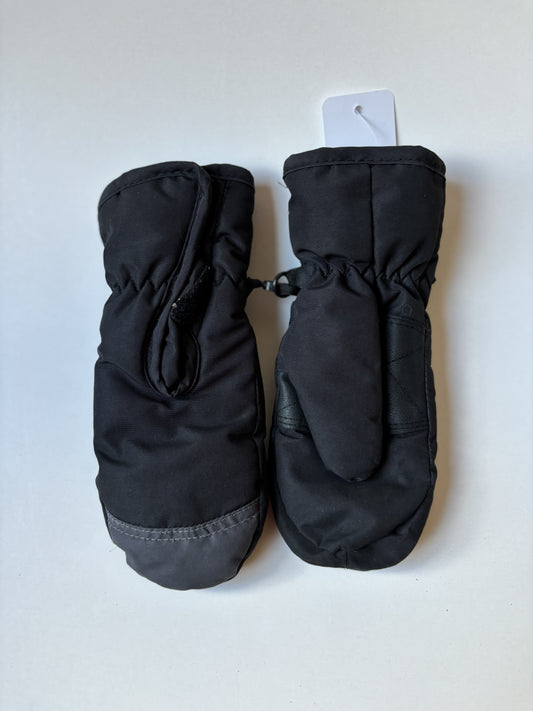 Black & Grey Winter Mittens