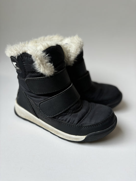 Black & White Winter Boots