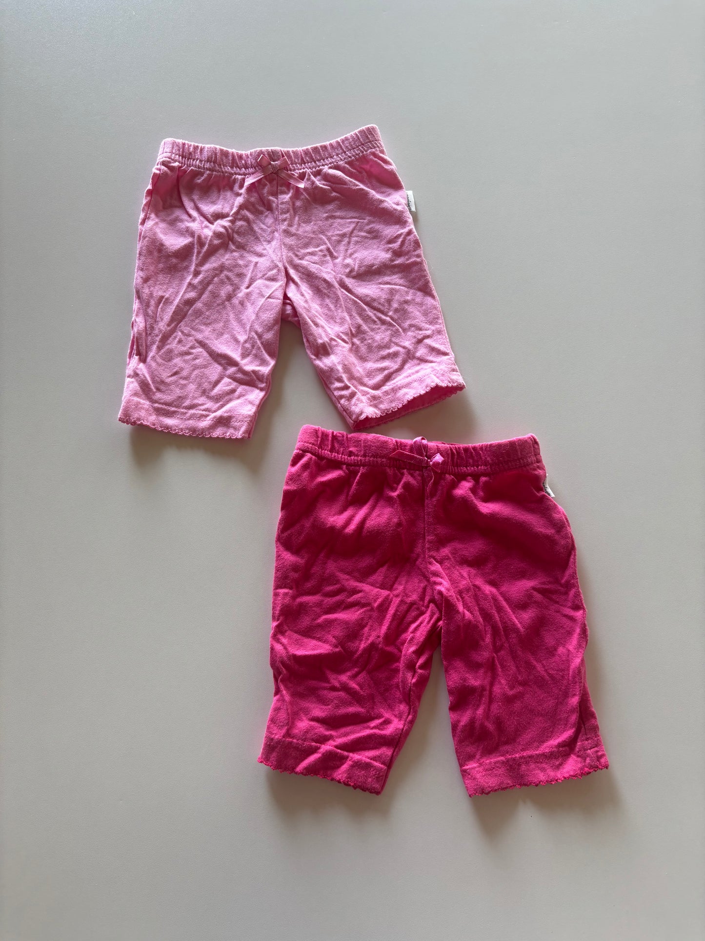 2 Pink Pairs of Pants