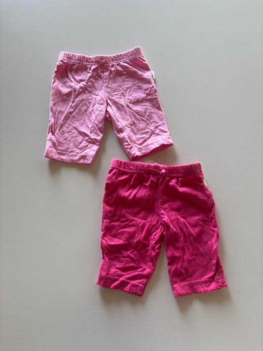 2 Pink Pairs of Pants