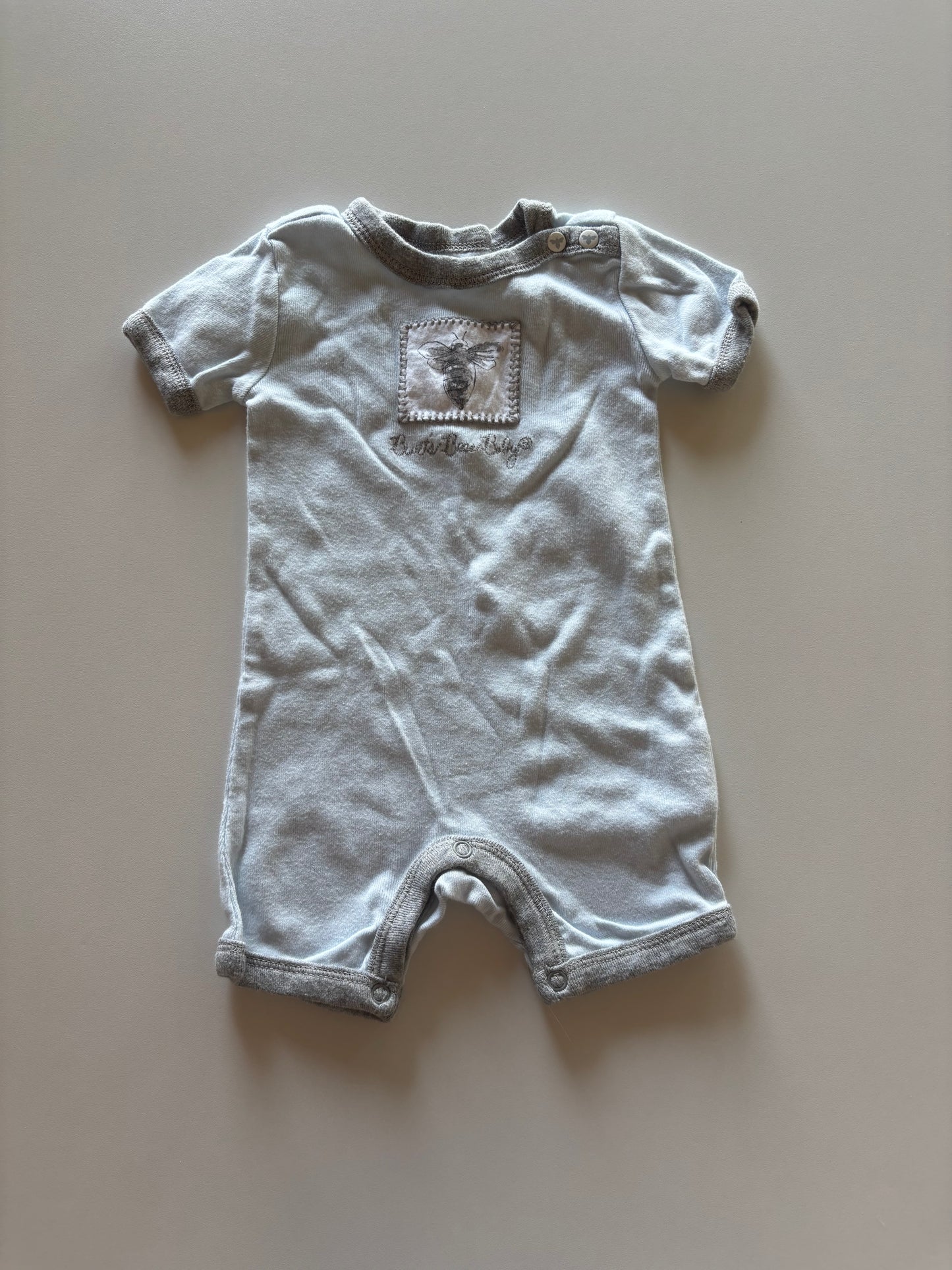 Blue Burt's Bees Romper