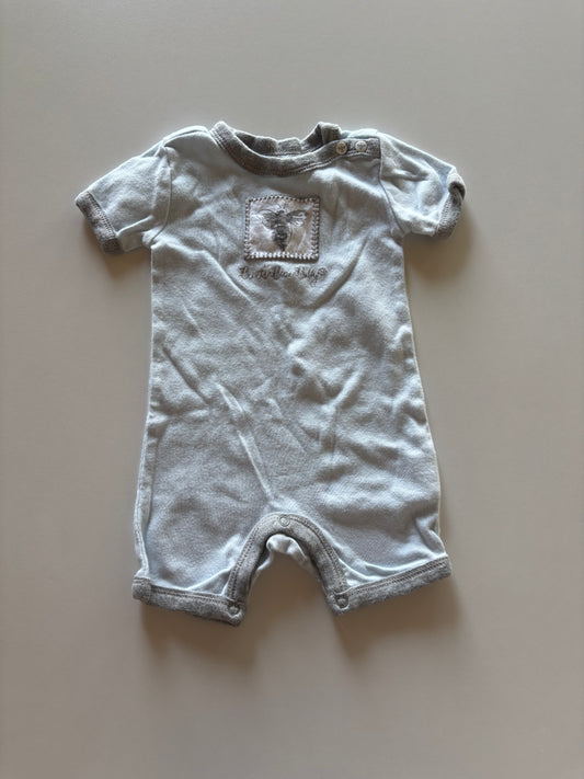 Blue Burt's Bees Romper