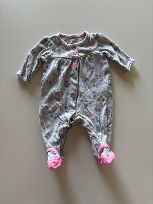 Grey Floral Sleeper