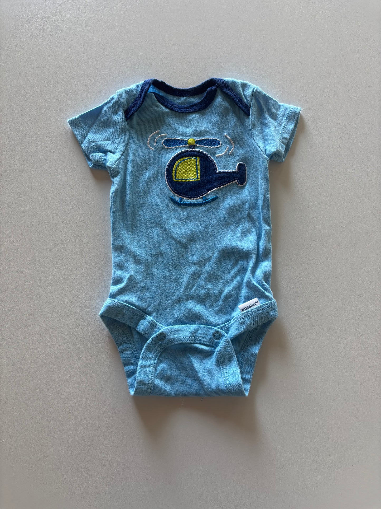 Blue Helicopter Onesie