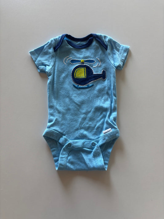Blue Helicopter Onesie