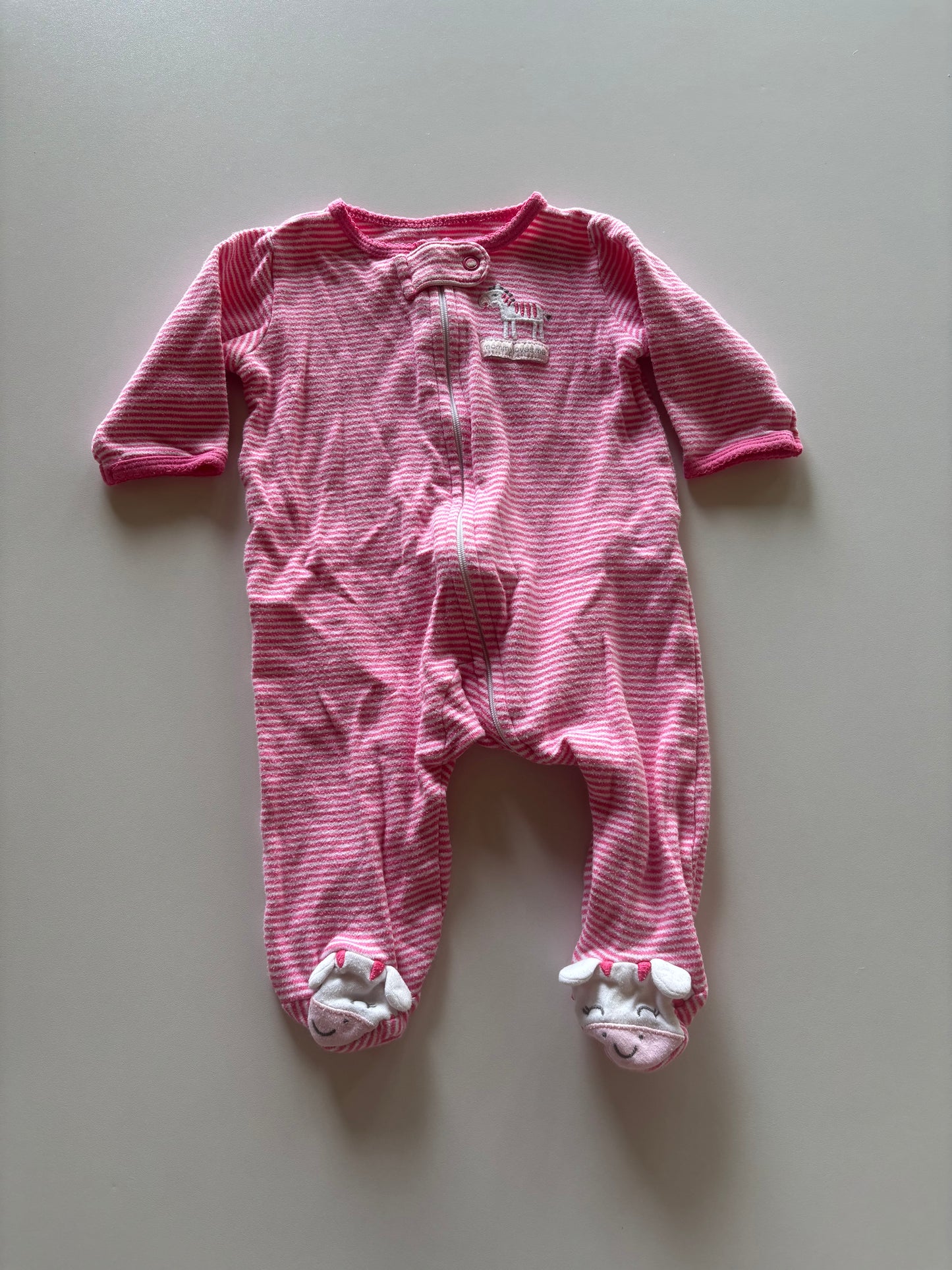 Pink Striped Zebra Sleeper