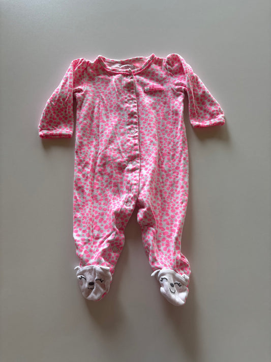Neon Pink Spotted Sleeper