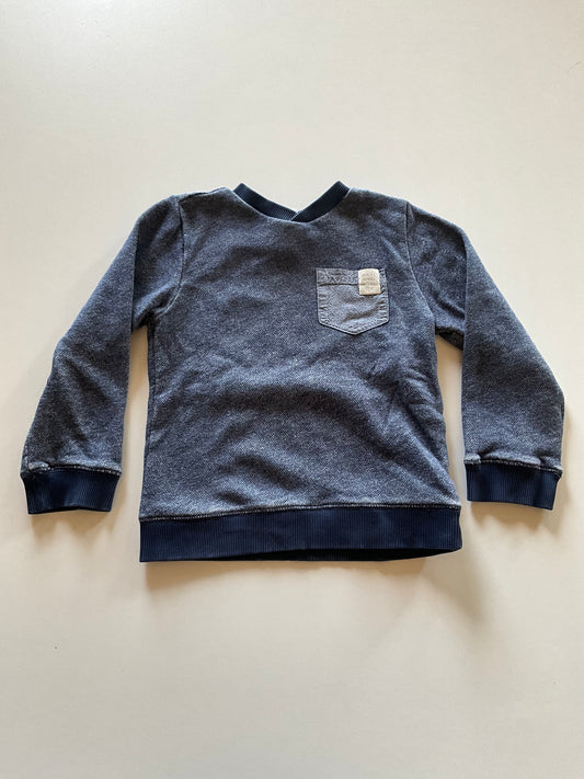 Blue Melange Sweater