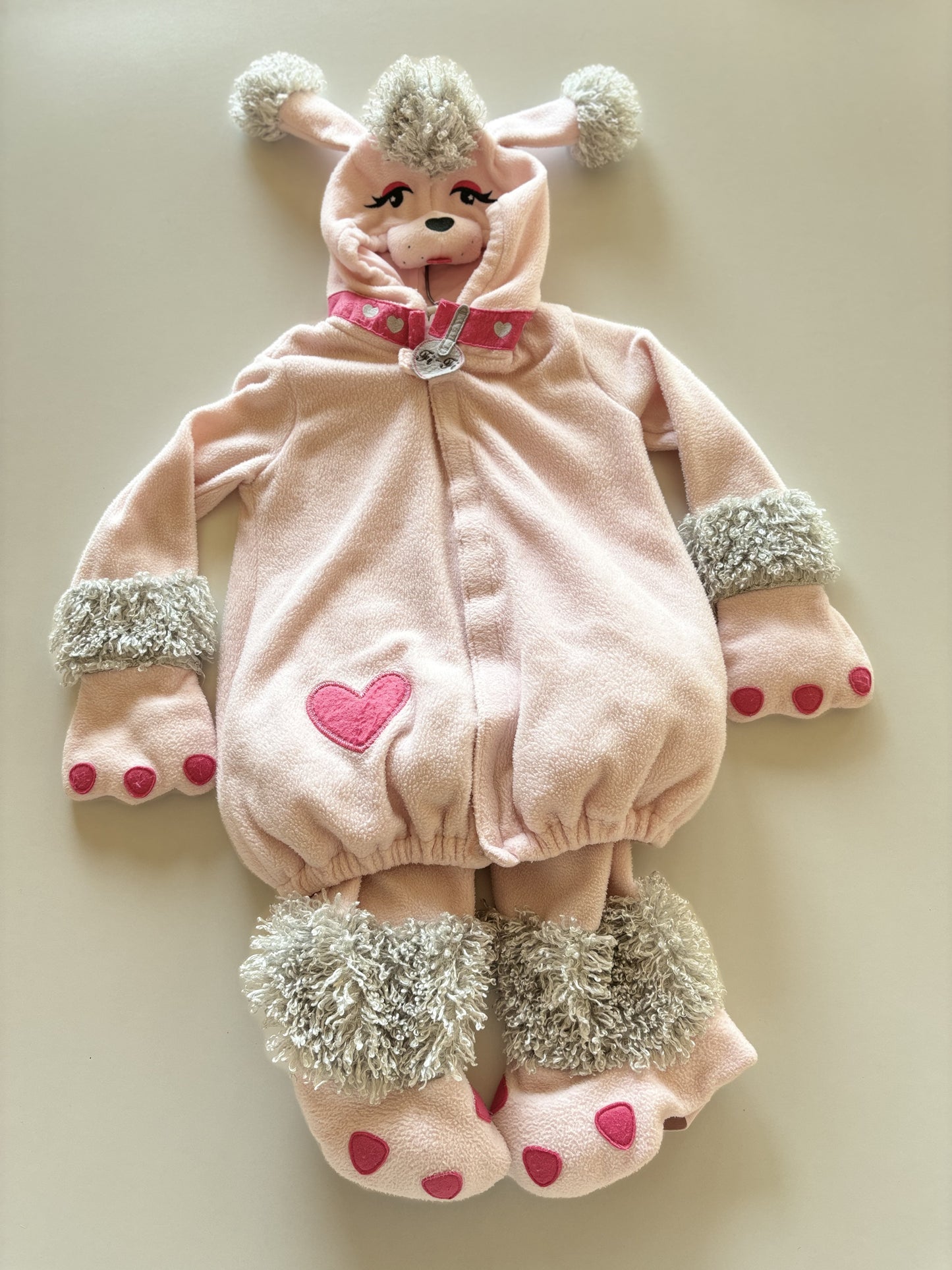 2pc Pink Poodle Costume