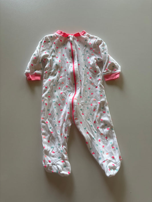 White Neon Heart Sleeper