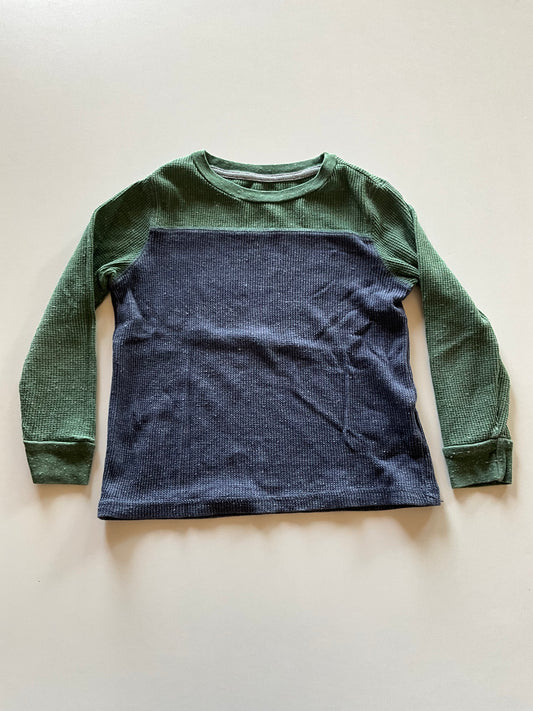 Green & Blue Waffle Shirt