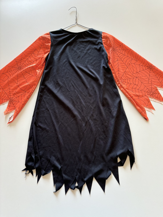 Black & Orange Halloween Witch Dress