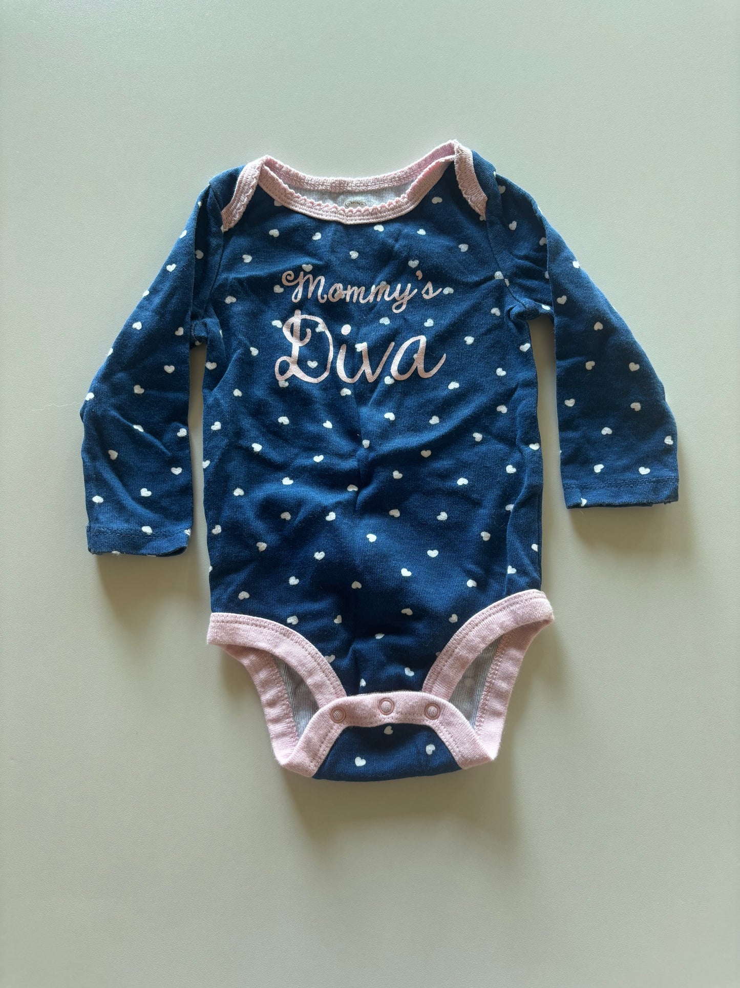 Blue Mommy's Diva Onesie