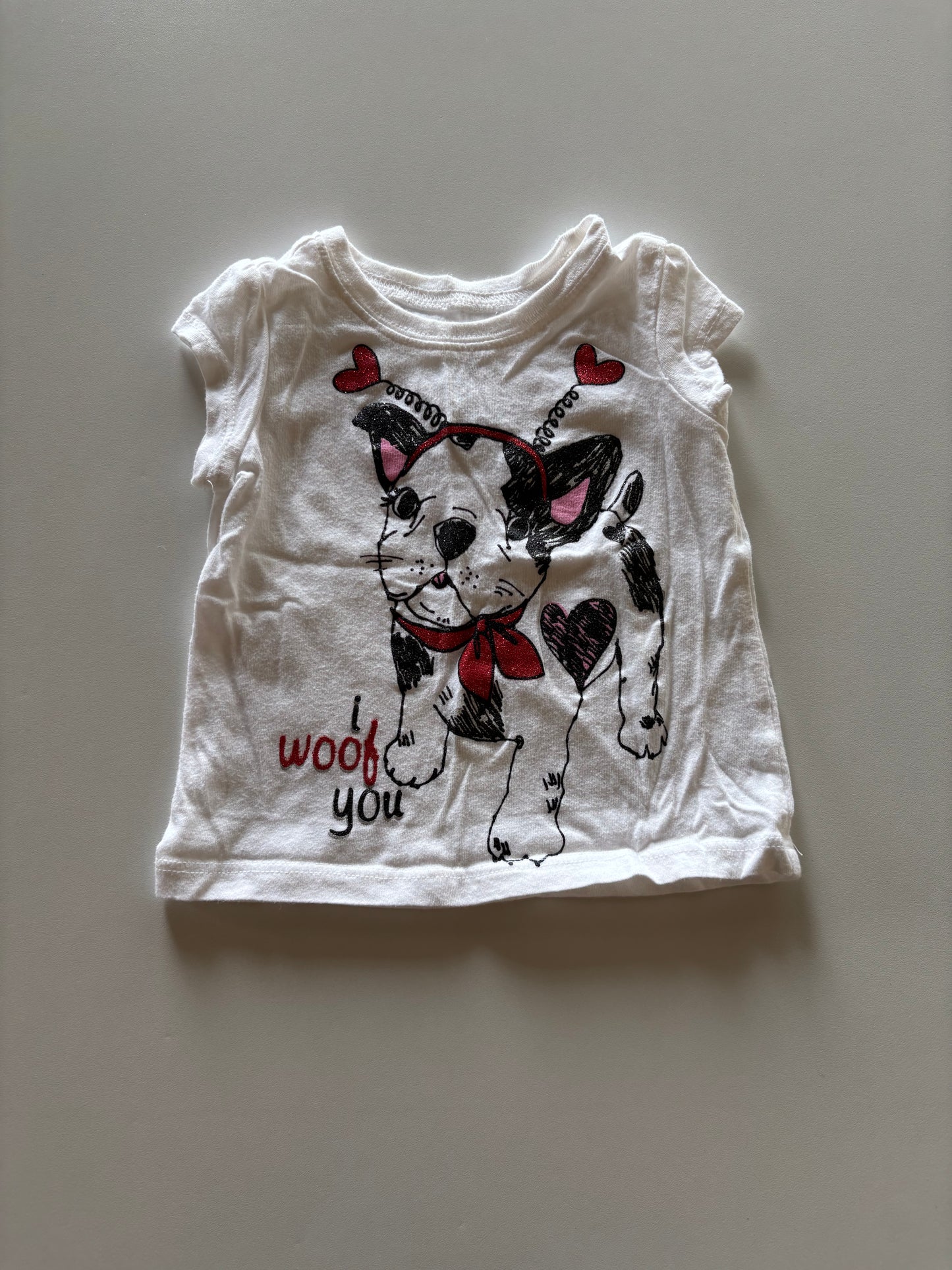 White Frenchie Tee