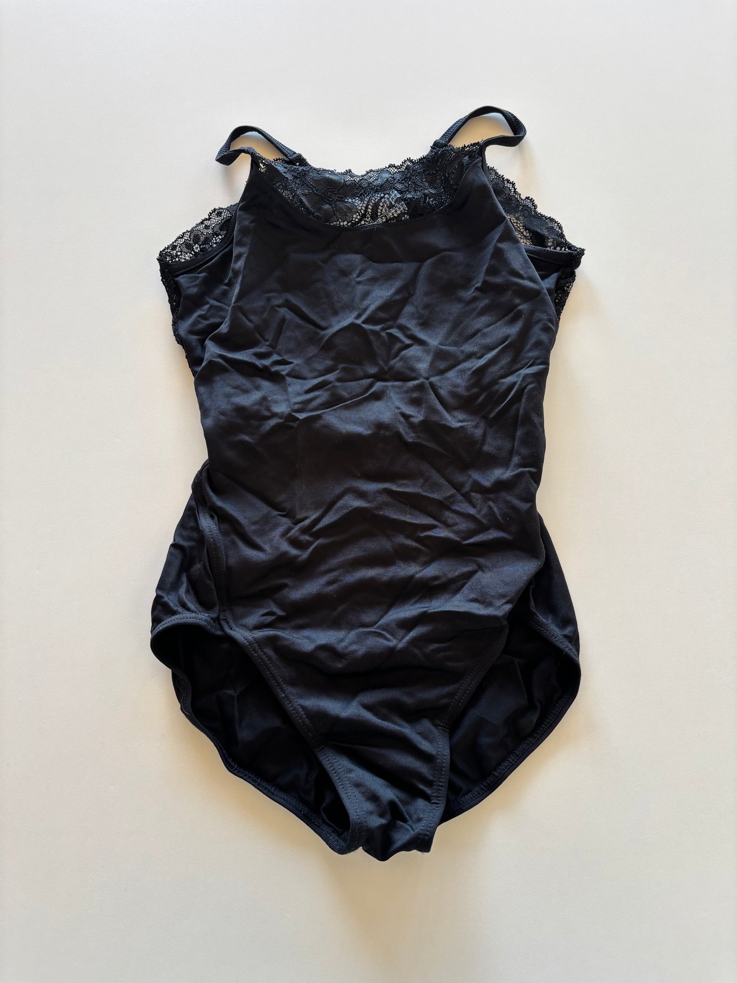 Black with Lace Bodysuit