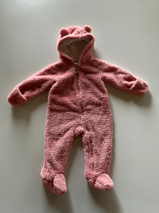 Pink Teddy Outdoor Suit