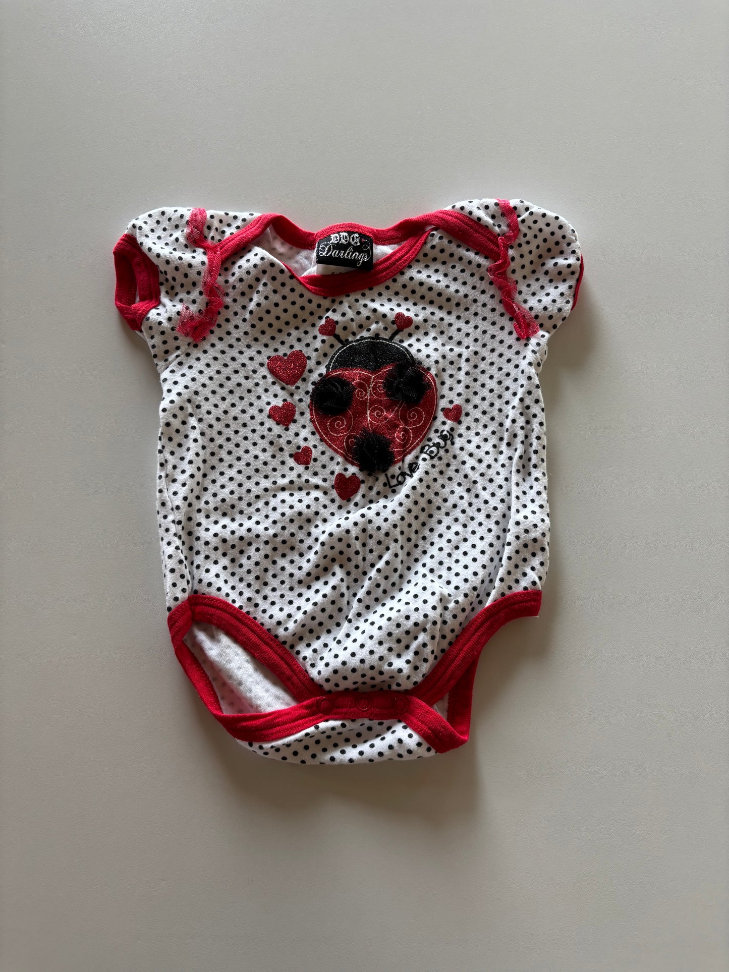 Ladybug Polka Dot Onesie