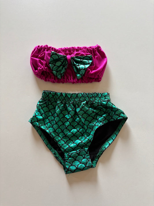 2pc Little Mermaid Swim Suit