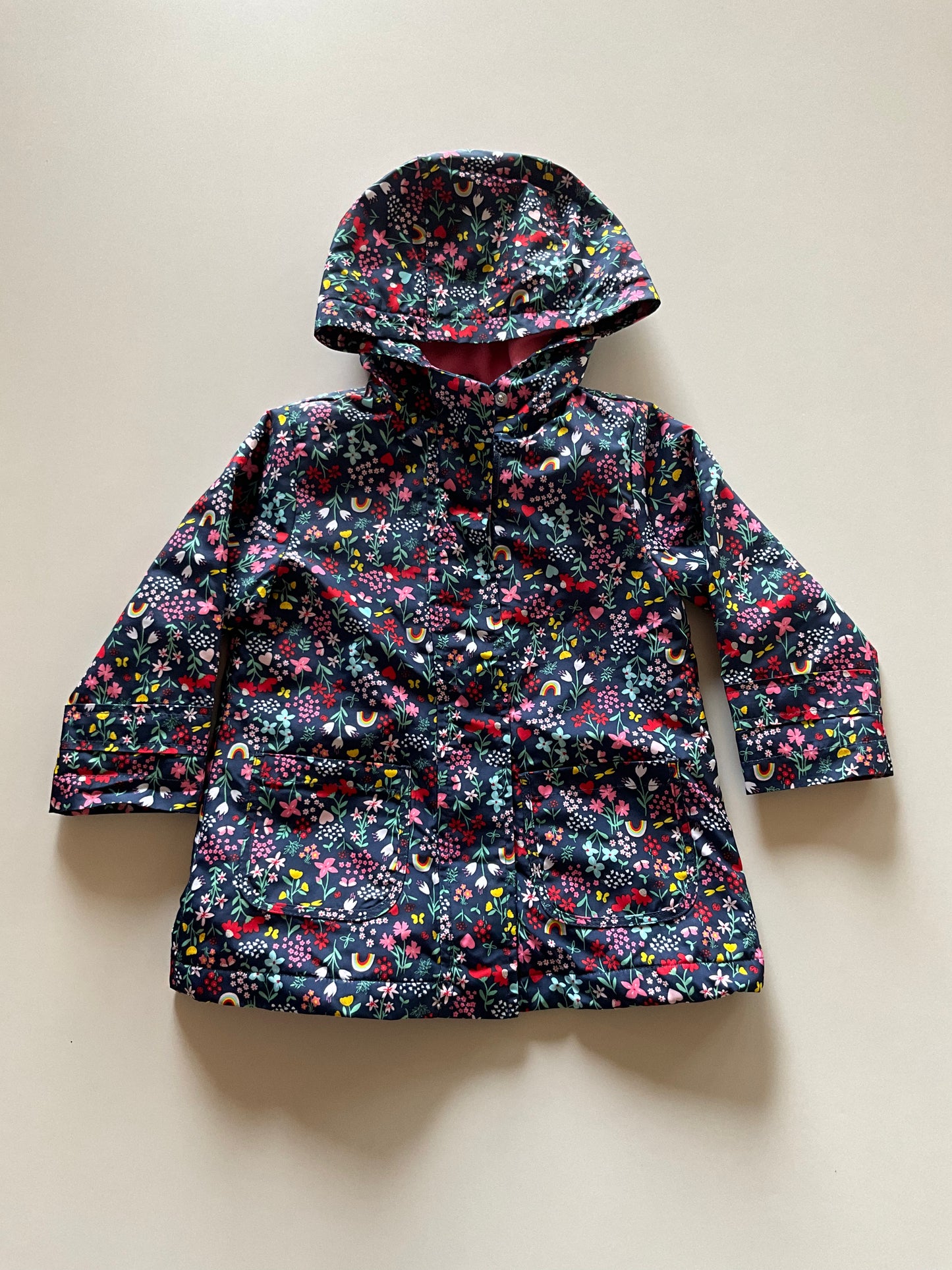 Floral & Rainbows Lined Jacket