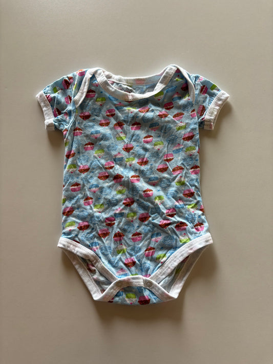 Blue Cupcake Onesie