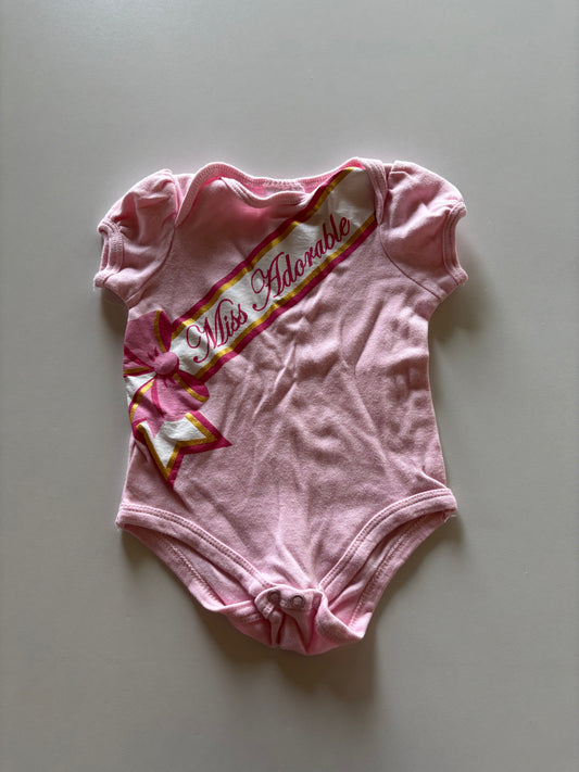 Pink Miss Adorable Onesie